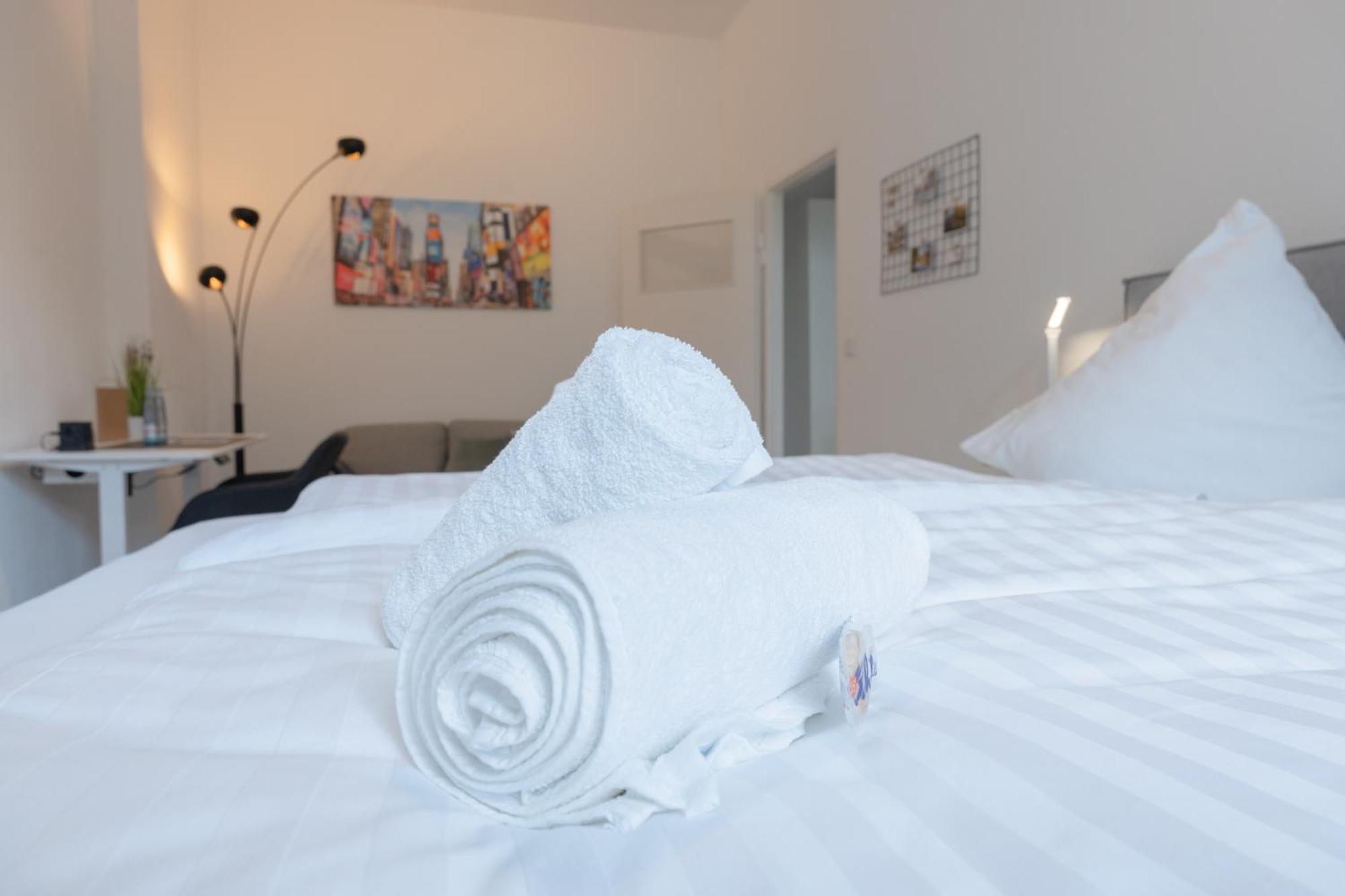 Modernes Apartment In Top Lage Komfortabel Eingerichtet Mit Arbeitsplatz Und Kueche - Geibelsuite Hannover Eksteriør bilde